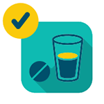 yes glass of water icon